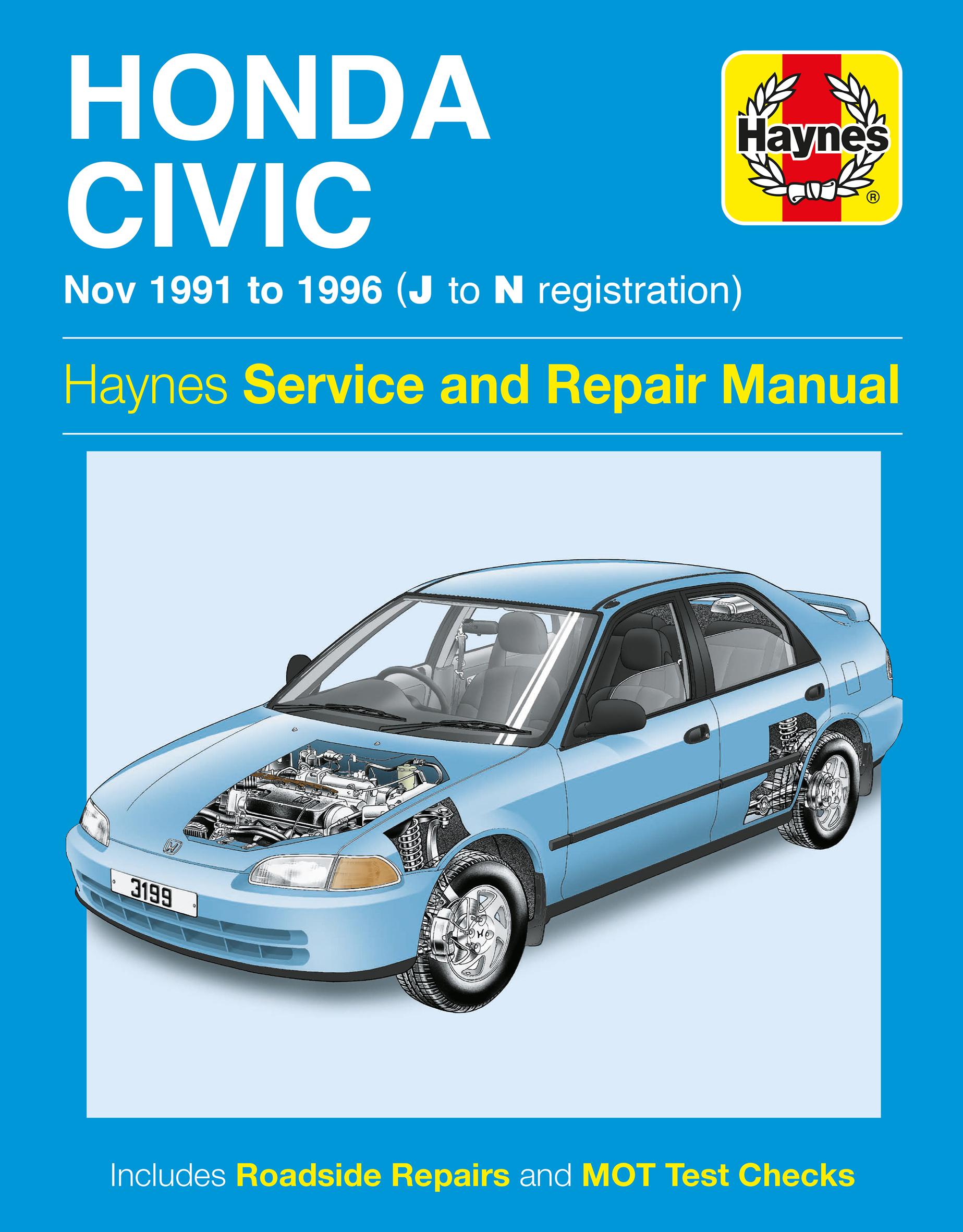 Cover: 9780857336910 | Honda Civic 91-96 | Haynes Publishing | Taschenbuch | Englisch | 2013