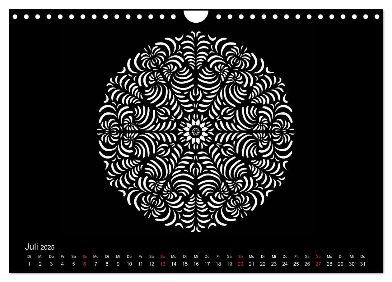 Bild: 9783435463725 | Entspannung und Ruhe durch Mandalas (Wandkalender 2025 DIN A4...