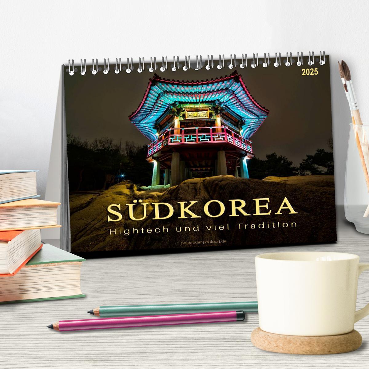 Bild: 9783435463930 | Südkorea - Hightech und viel Tradition (Tischkalender 2025 DIN A5...