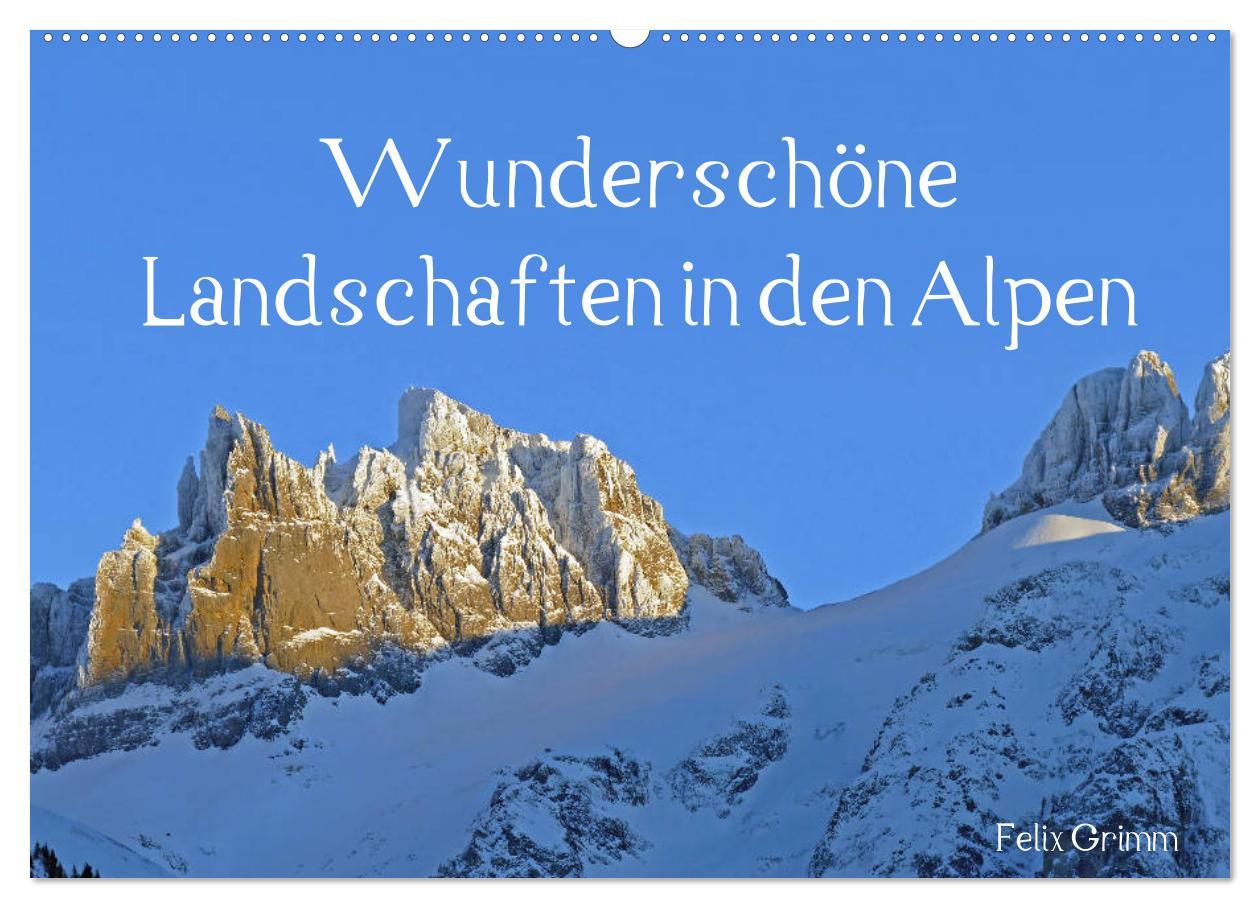 Cover: 9783435163571 | Wunderschöne Landschaften in den Alpen (Wandkalender 2025 DIN A2...