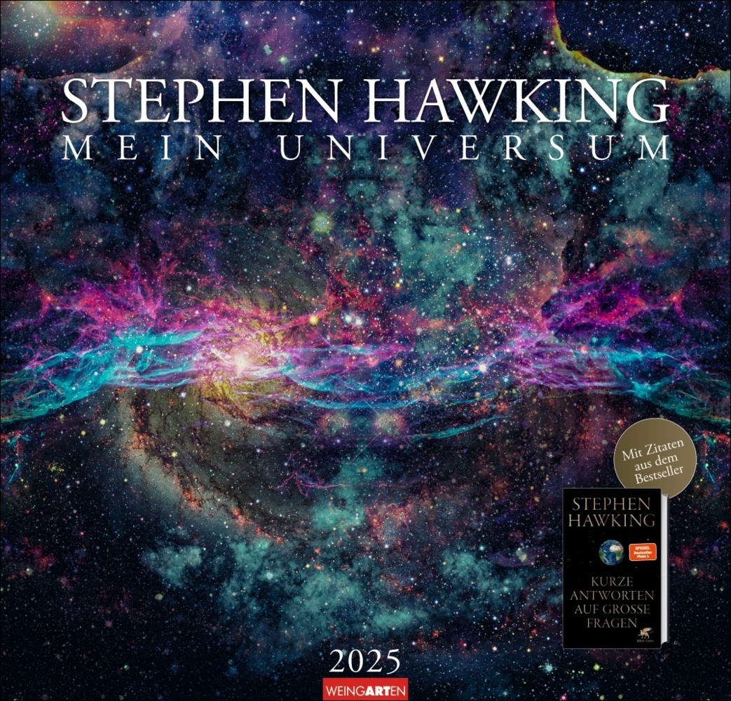 Cover: 9783839901182 | Stephen Hawking Kalender 2025 | Kalender | Spiralbindung | 14 S.