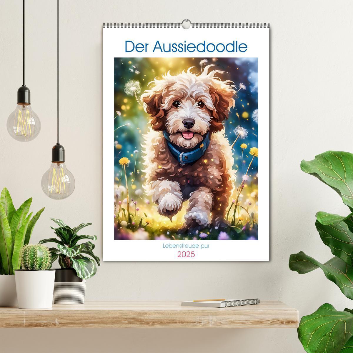 Bild: 9783383807138 | Der Aussiedoodle - Lebensfreude pur (Wandkalender 2025 DIN A2...