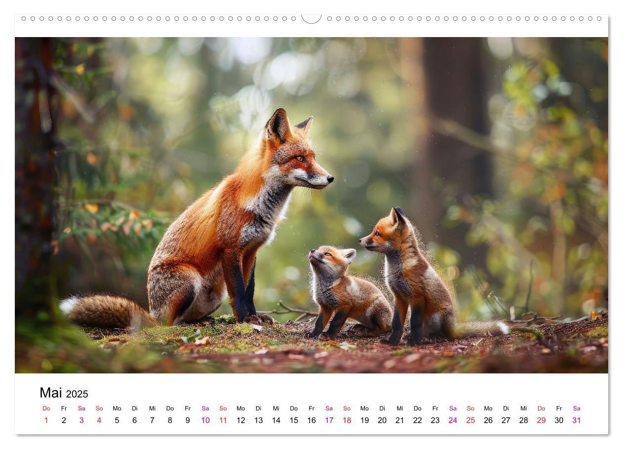 Bild: 9783383815225 | Fuchs - schöne Momente (Wandkalender 2025 DIN A2 quer), CALVENDO...