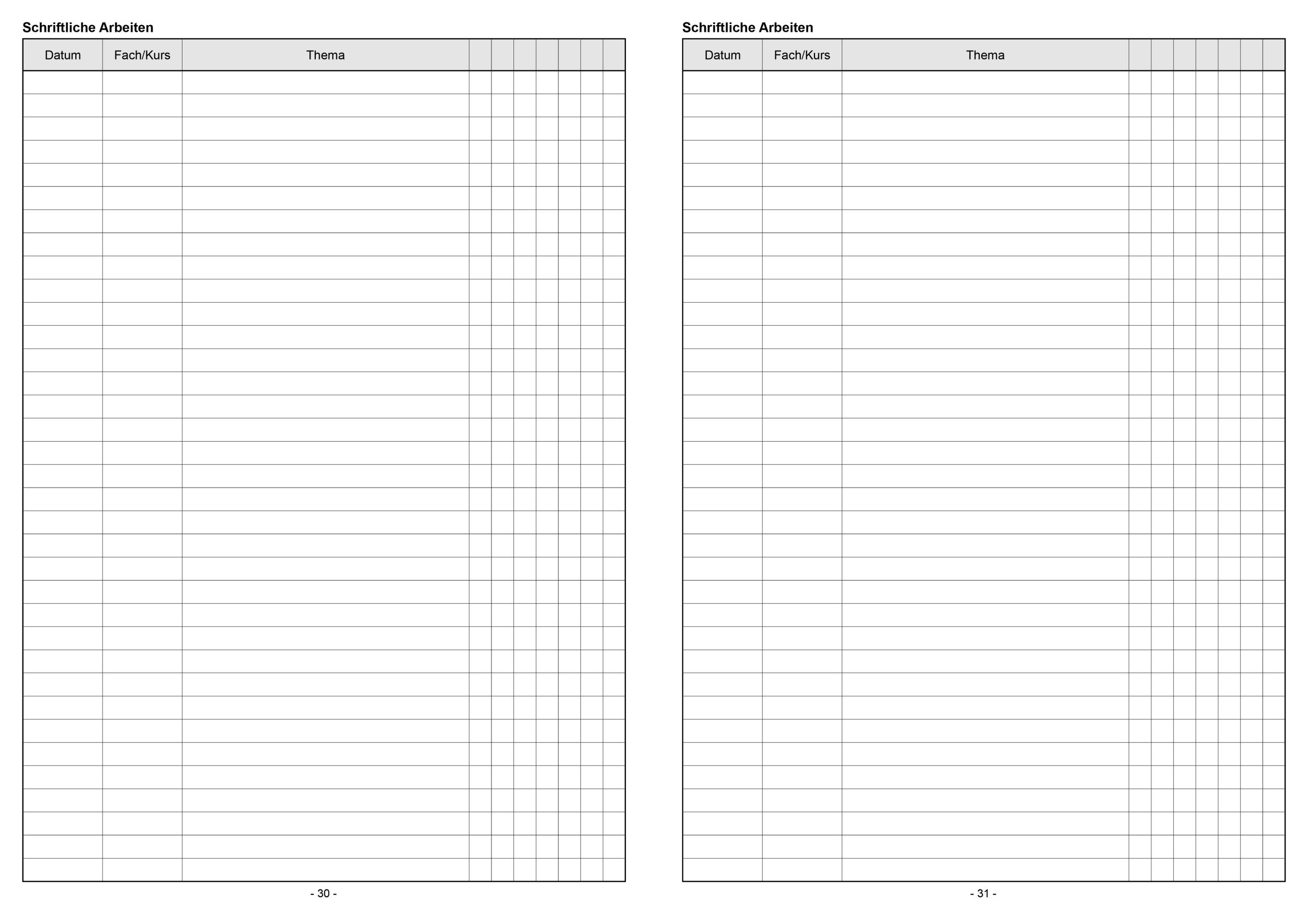 Bild: 4260094452420 | Klassenbuch "Standard", Umschlagfarbe: rot | für alle Schulformen