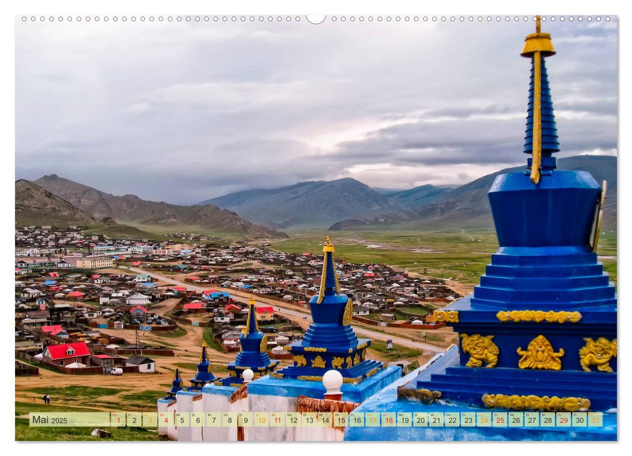 Bild: 9783435437948 | Reise durch Asien - Mongolei (Wandkalender 2025 DIN A2 quer),...