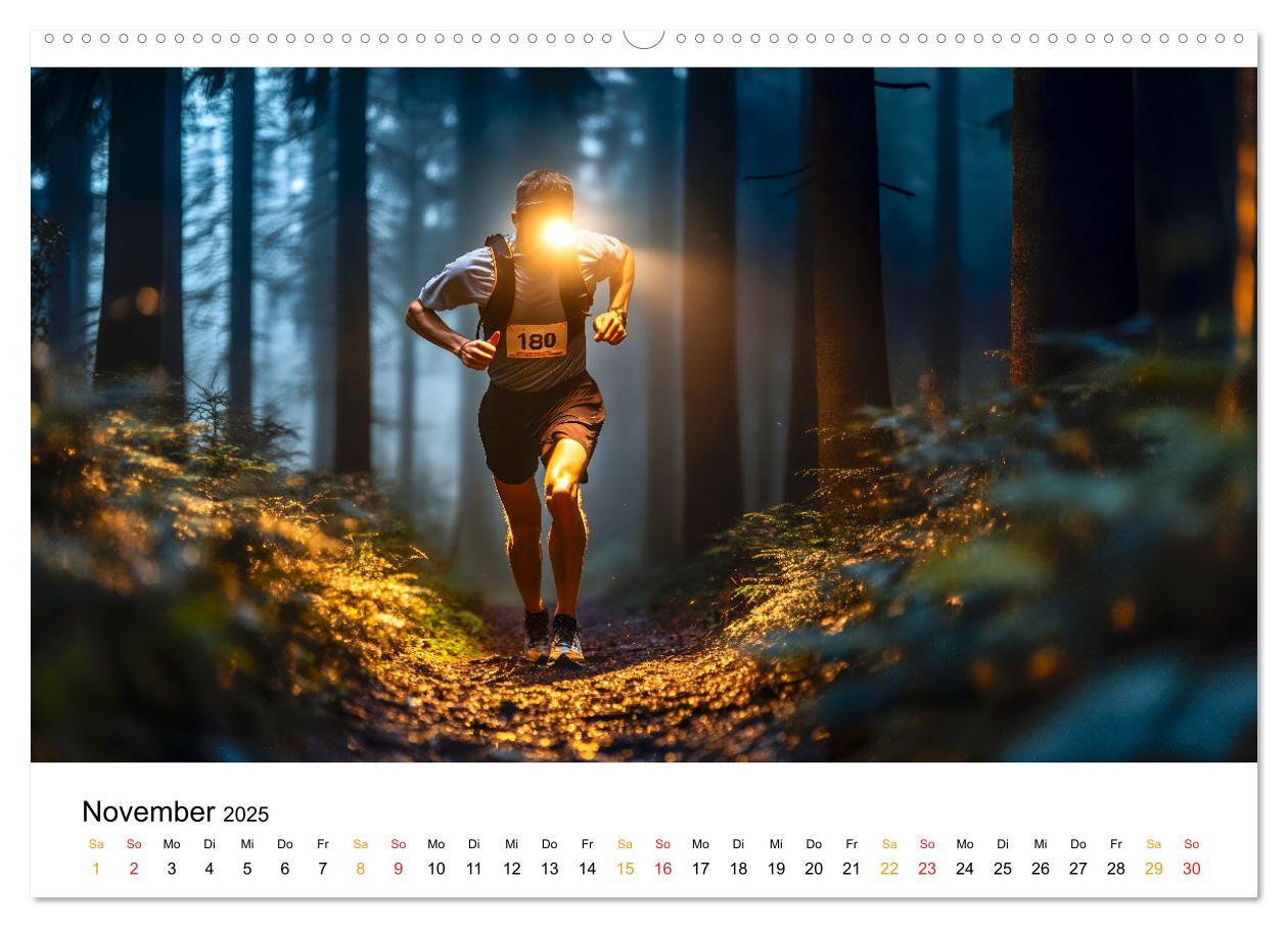 Bild: 9783457234693 | Trailrunning Power (Wandkalender 2025 DIN A2 quer), CALVENDO...