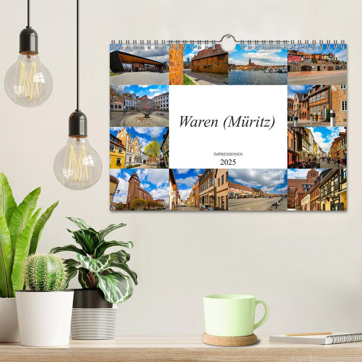 Bild: 9783435243679 | Waren Müritz Impressionen (Wandkalender 2025 DIN A4 quer), CALVENDO...