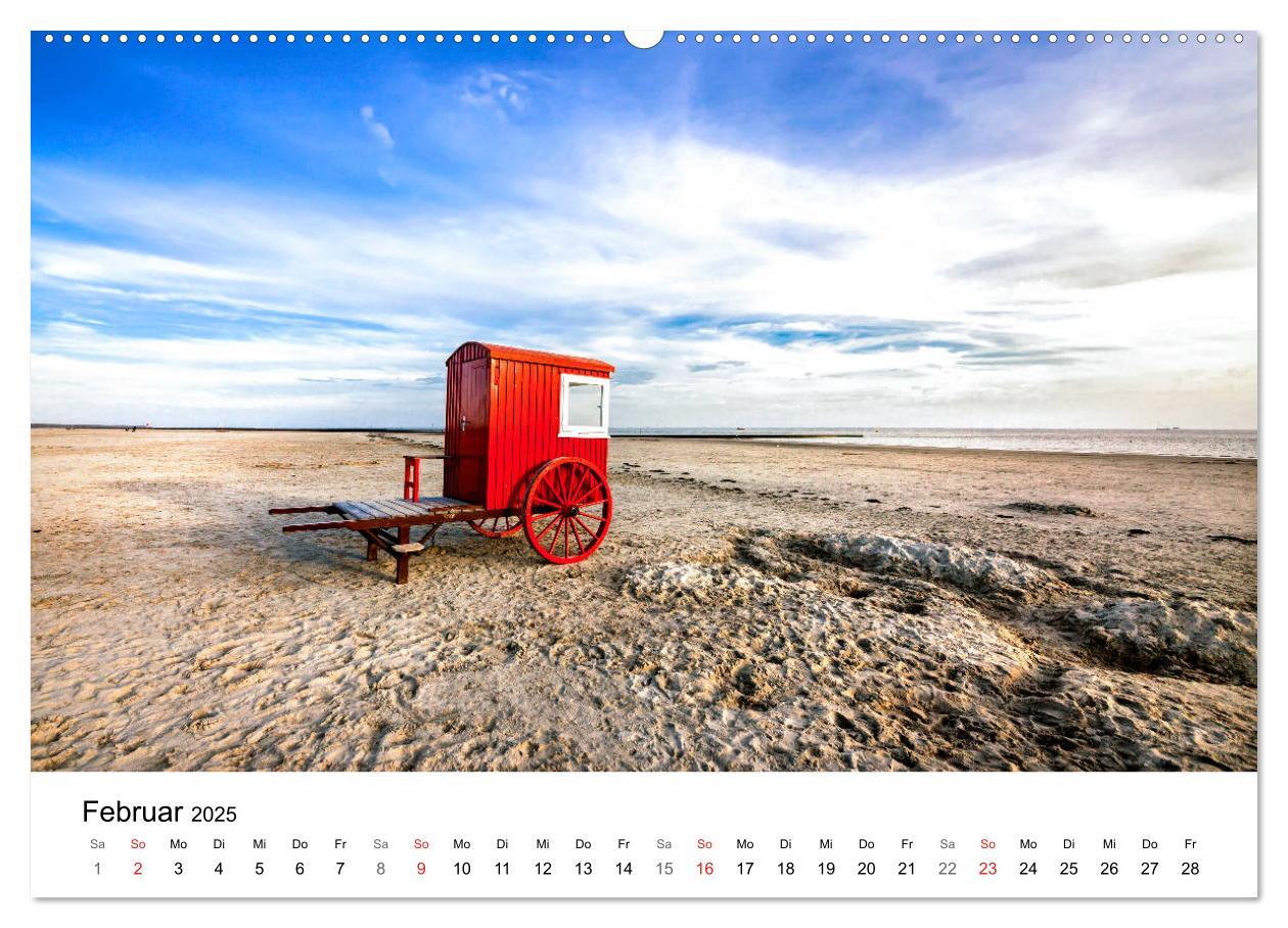 Bild: 9783435494200 | Borkum - Inselblicke (Wandkalender 2025 DIN A2 quer), CALVENDO...