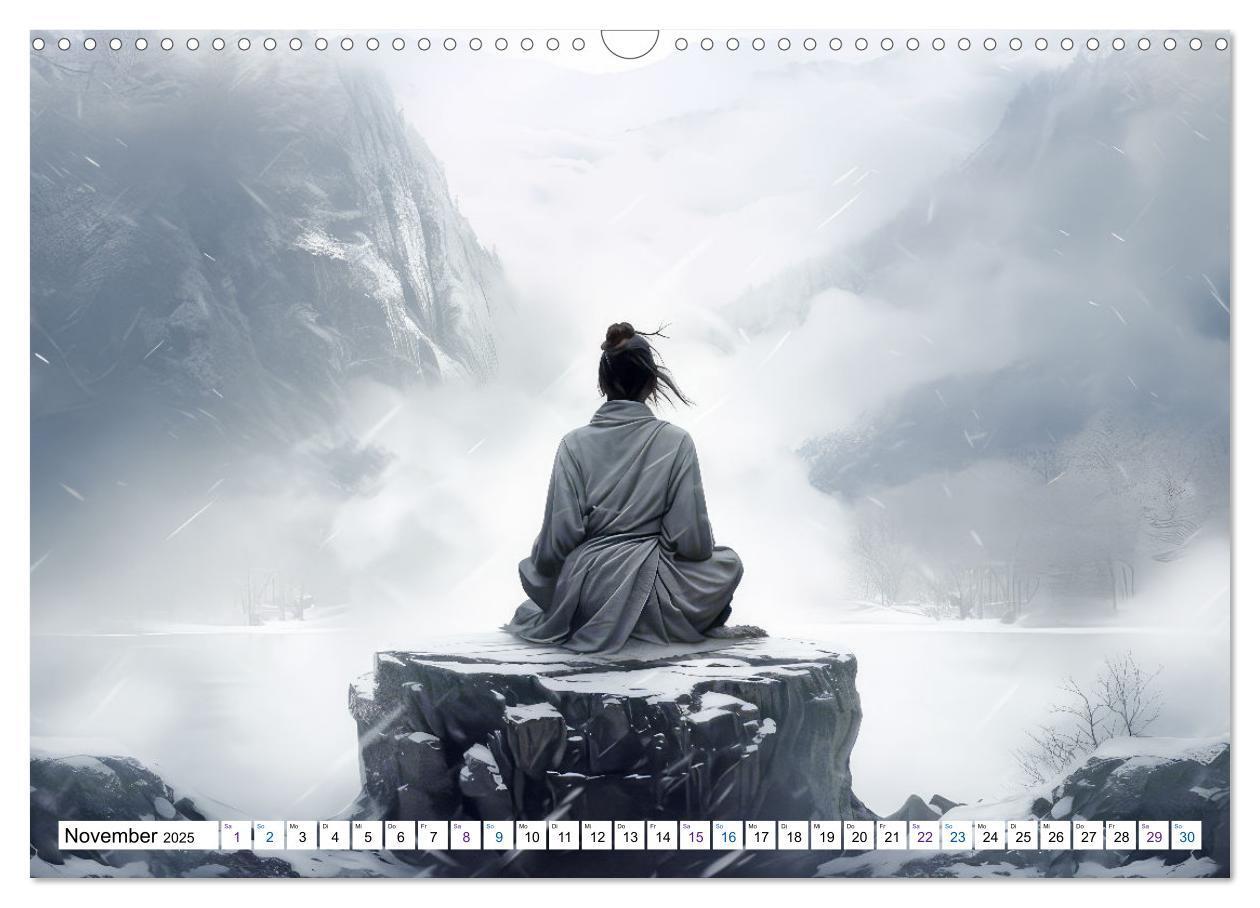 Bild: 9783383779978 | Meditation und weiter Horizont (Wandkalender 2025 DIN A3 quer),...