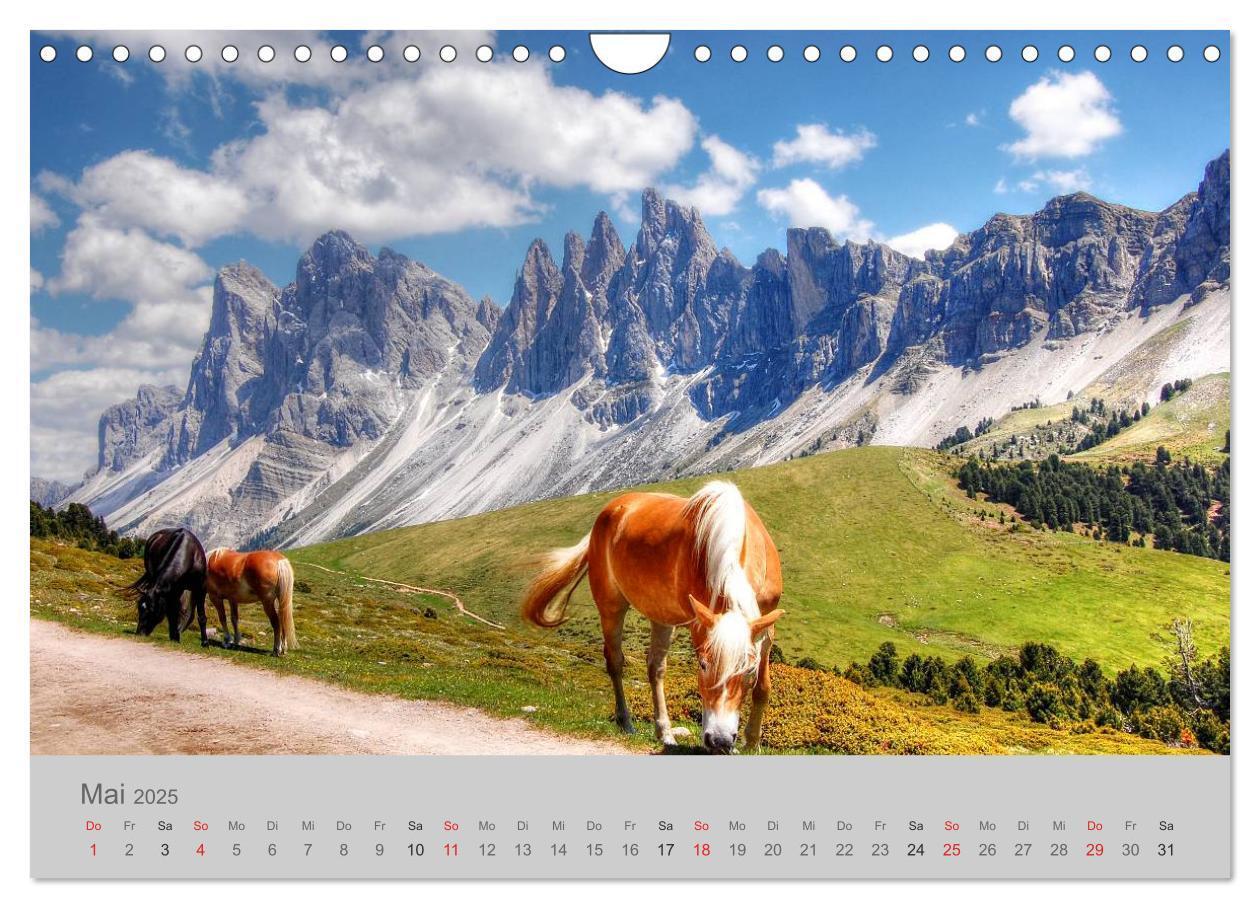 Bild: 9783435809486 | Südtirol - Gröden und Alta Badia (Wandkalender 2025 DIN A4 quer),...