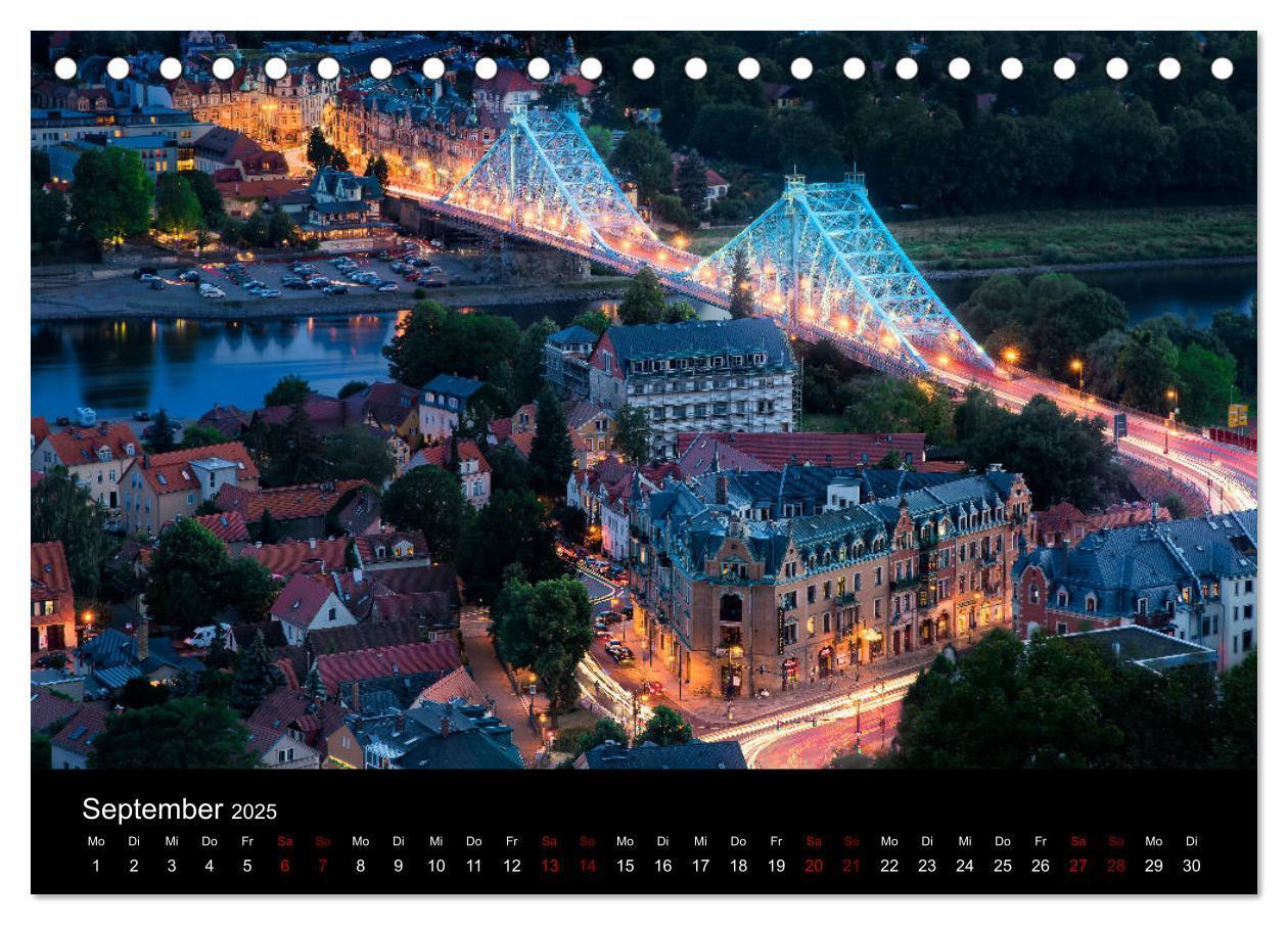 Bild: 9783435447923 | Dresden und Umland (Tischkalender 2025 DIN A5 quer), CALVENDO...