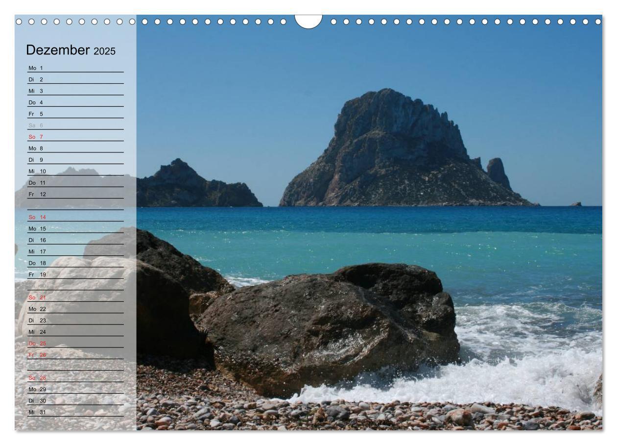 Bild: 9783435773763 | Zauberhaftes Ibiza - Terminplaner (Wandkalender 2025 DIN A3 quer),...