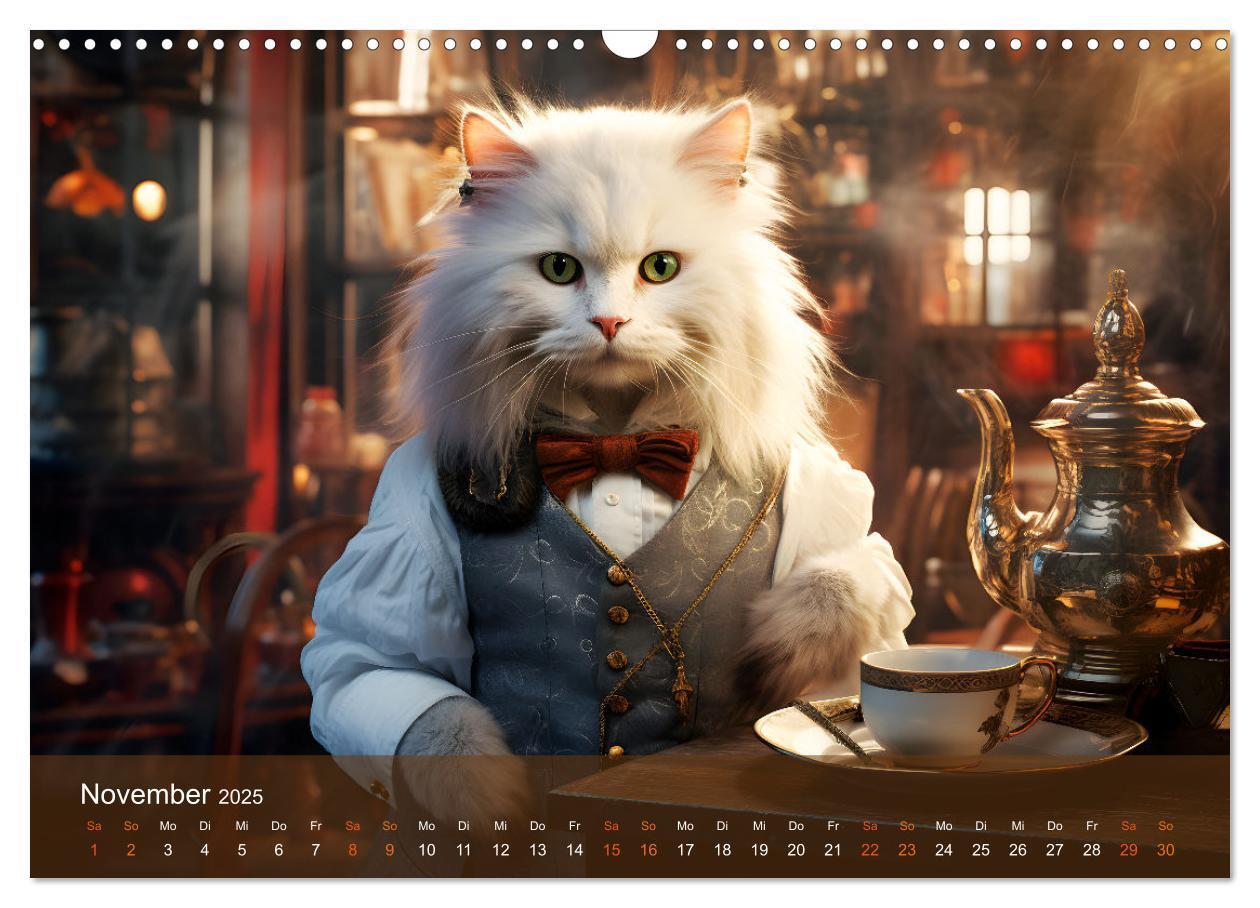 Bild: 9783383858901 | Charaktiere Katzen dieser Welt (Wandkalender 2025 DIN A3 quer),...