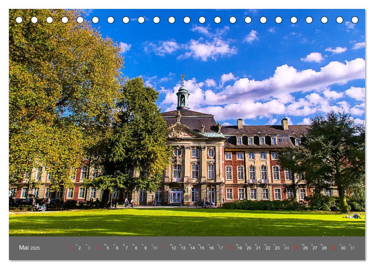 Bild: 9783435557585 | Leuchtendes Münster 2025 - die Metropole Westfalens (Tischkalender...