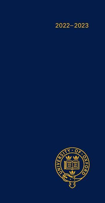 Cover: 9780192870599 | Oxford University Pocket Diary 2022-2023 | Oxford University Press