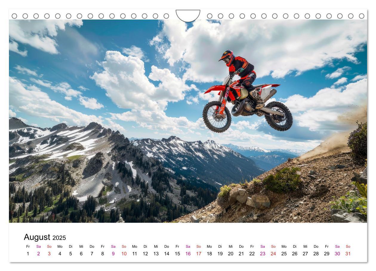 Bild: 9783457147962 | Motocross Erlebnisse (Wandkalender 2025 DIN A4 quer), CALVENDO...