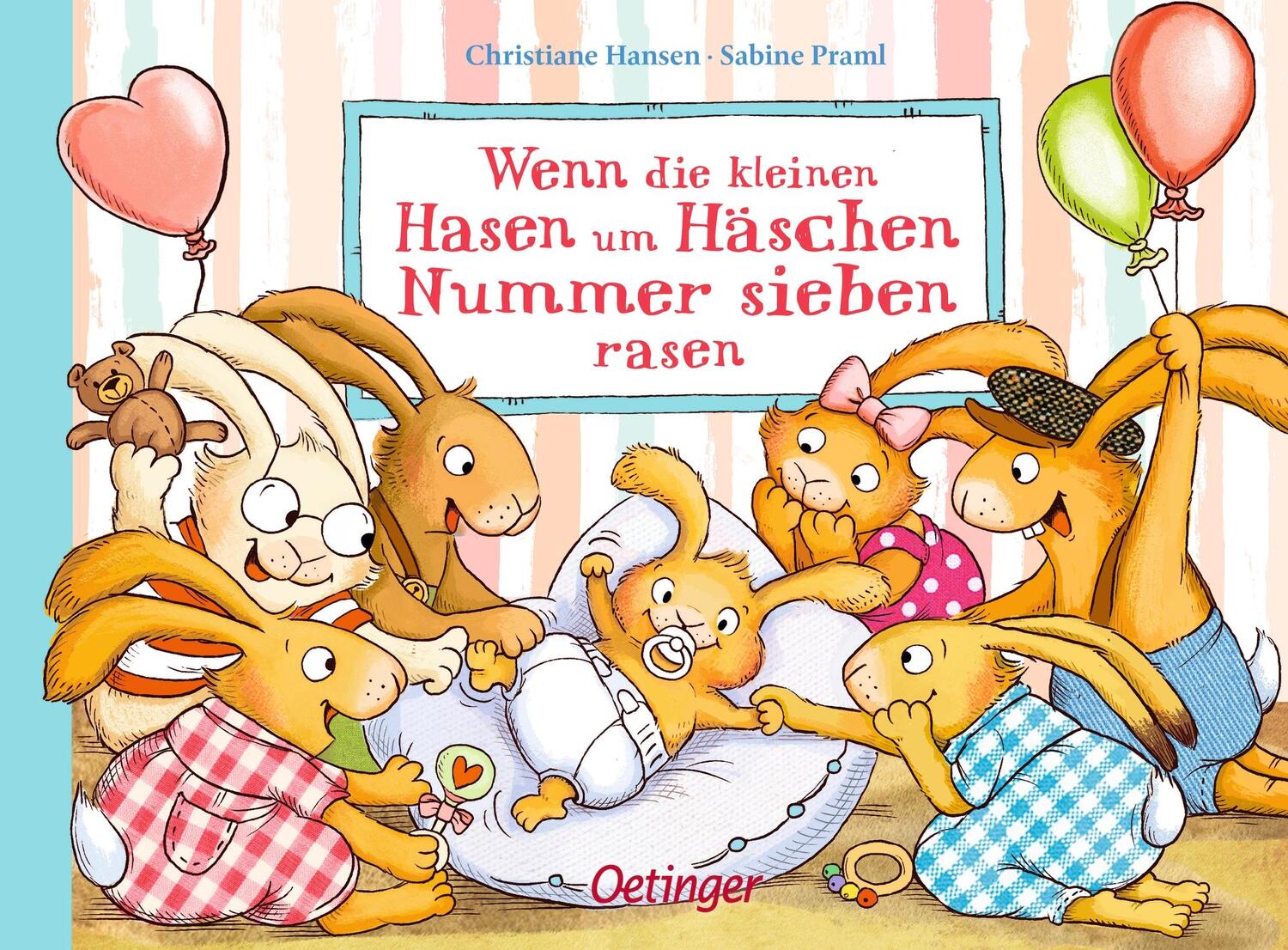 Cover: 9783751203159 | Wenn die kleinen Hasen um Häschen Nummer sieben rasen | Sabine Praml