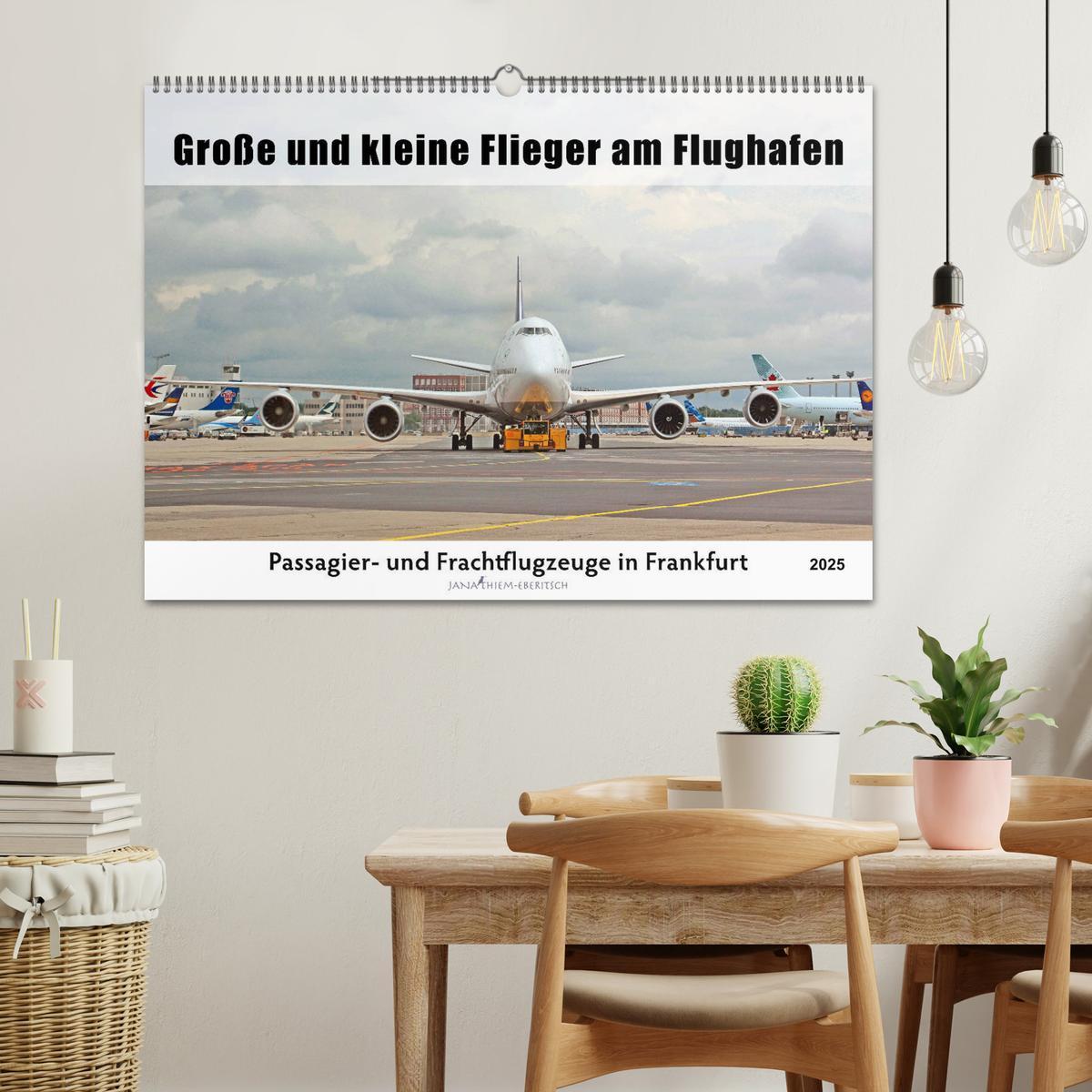 Bild: 9783435130054 | Große und kleine Flieger am Flughafen (Wandkalender 2025 DIN A2...