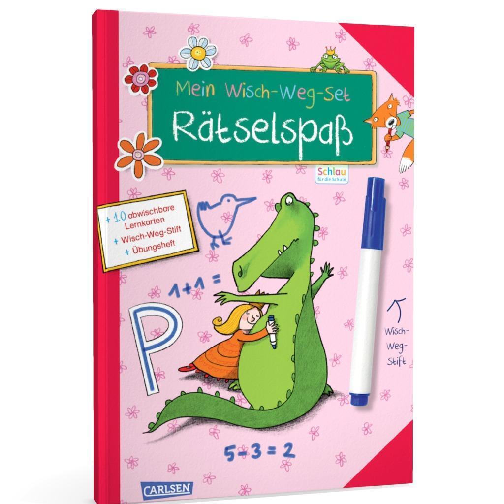 Bild: 9783551189912 | Schlau für die Schule: Mein Wisch-Weg-Set: Rätselspaß | Mildner | Buch