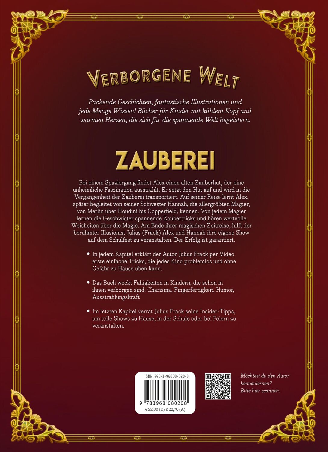 Rückseite: 9783968080208 | Verborgene Welt der Zauberei | Christine Schreier (u. a.) | Buch