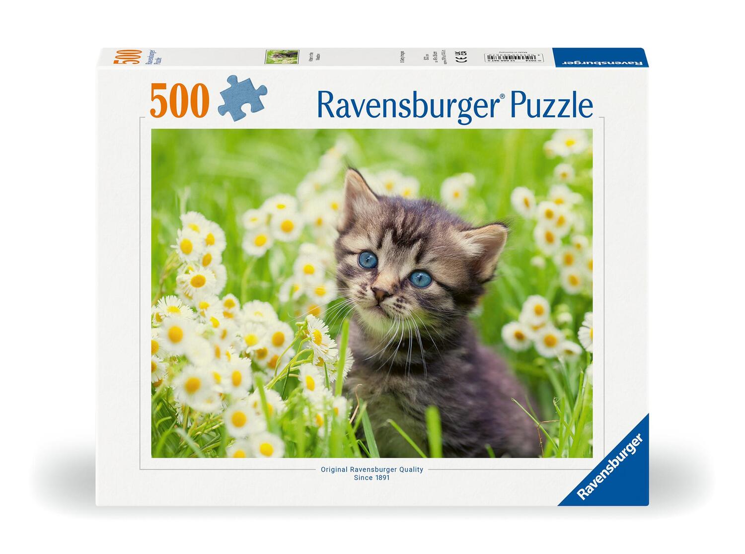 Cover: 4005555003670 | Ravensburger Puzzle 12000367 - Kätzchen in der Wiese - 500 Teile...