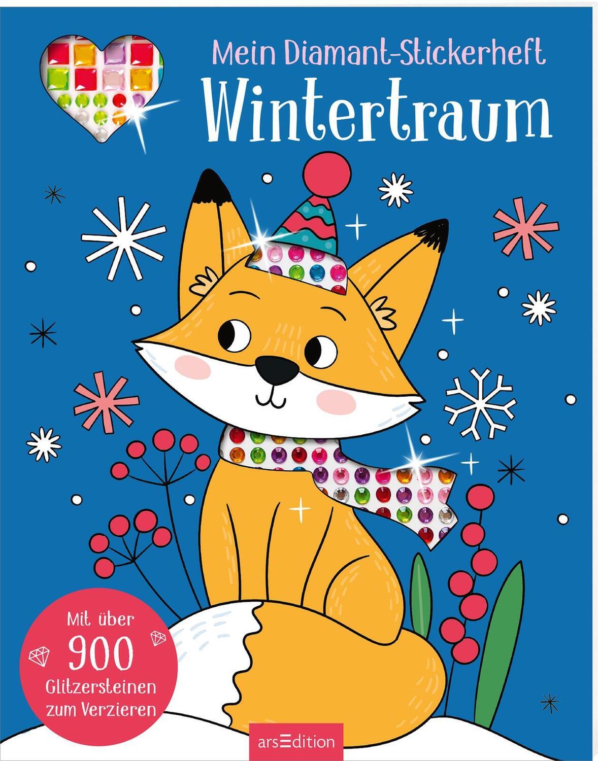 Cover: 9783845858777 | Mein Diamant-Stickerheft - Wintertraum | Sarah Wade | Taschenbuch