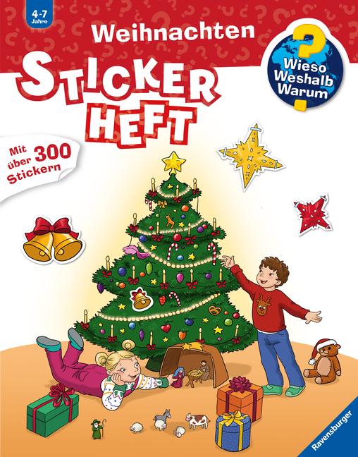 Cover: 9783473600090 | Wieso? Weshalb? Warum? Stickerheft: Weihnachten | Katja Rau | 24 S.