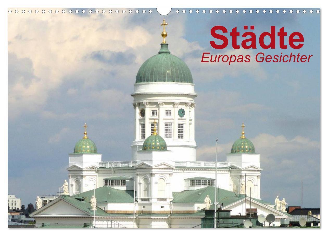 Cover: 9783435729012 | Städte ¿ Europas Gesichter (Wandkalender 2025 DIN A3 quer),...