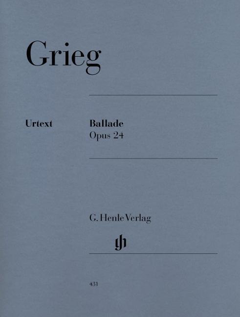 Cover: 9790201804316 | Ballade op. 24 | G. Henle Verlag | EAN 9790201804316