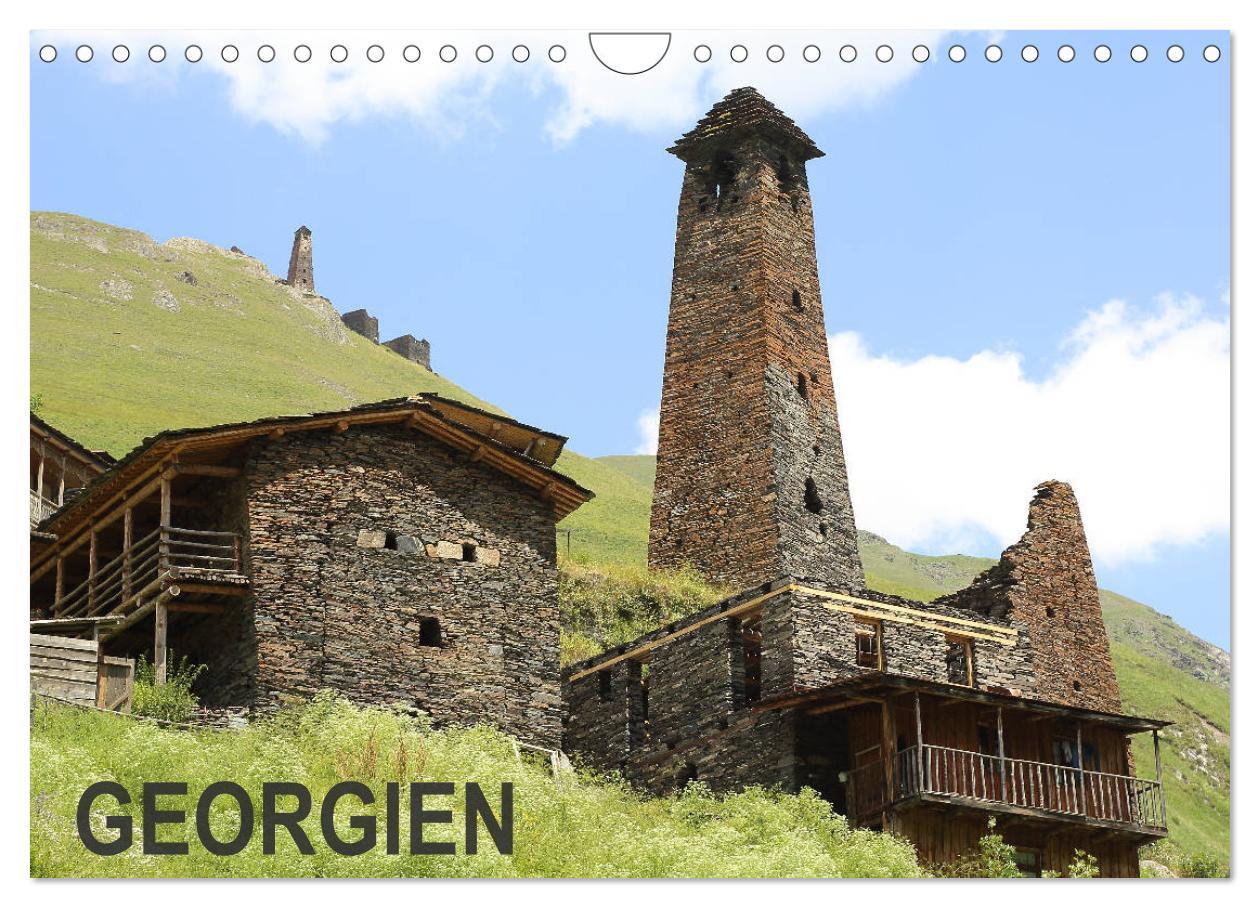 Cover: 9783435348367 | GEORGIEN (Wandkalender 2025 DIN A4 quer), CALVENDO Monatskalender