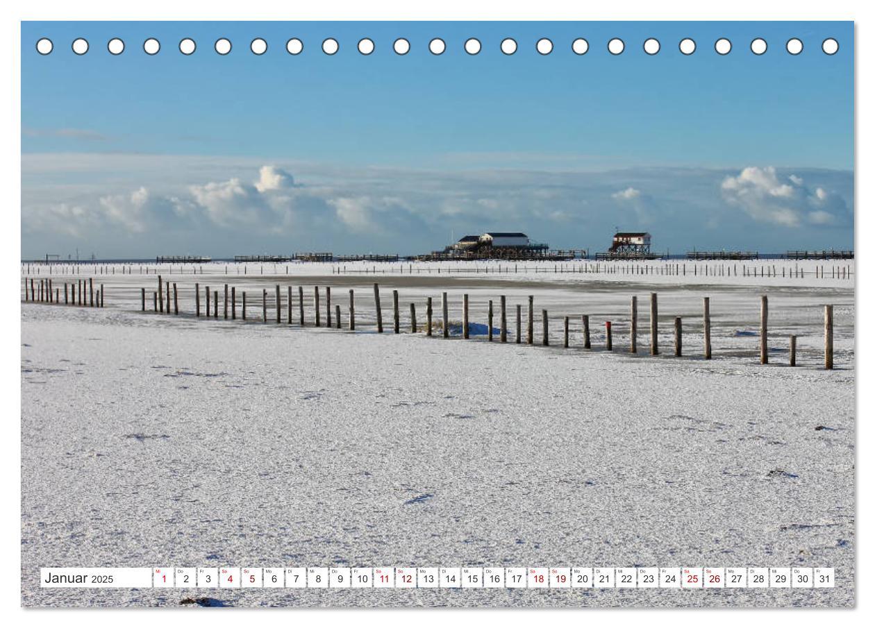 Bild: 9783435448968 | ST. PETER ORDING Strand und Meer (Tischkalender 2025 DIN A5 quer),...