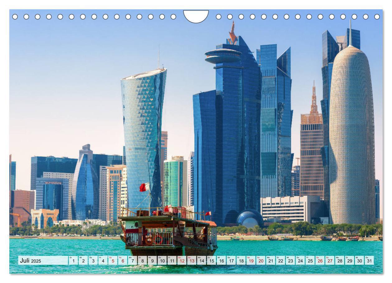 Bild: 9783435142286 | Doha - Hauptstadt von Katar (Wandkalender 2025 DIN A4 quer),...