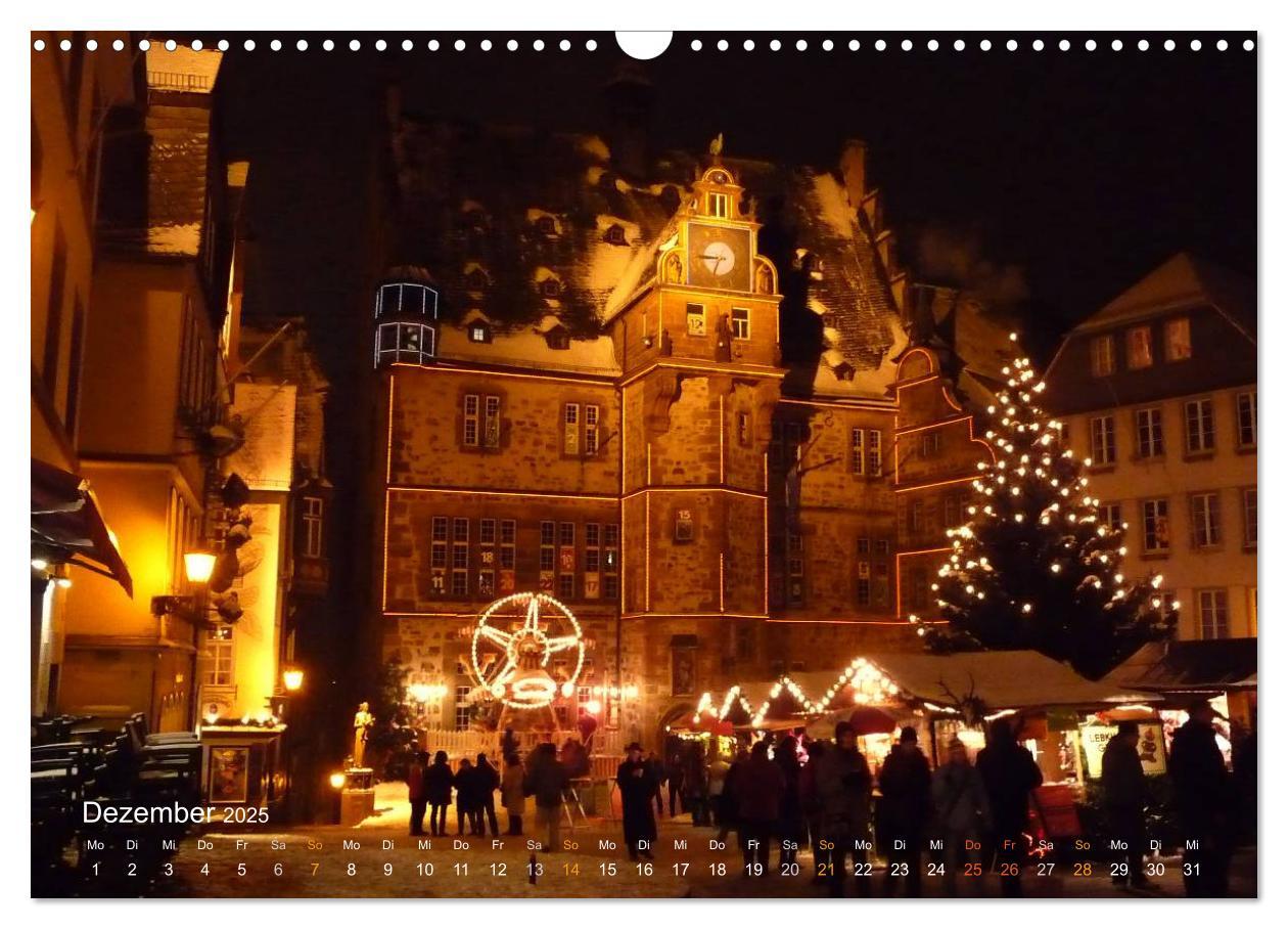 Bild: 9783435483013 | Marburg 2025 (Wandkalender 2025 DIN A3 quer), CALVENDO Monatskalender