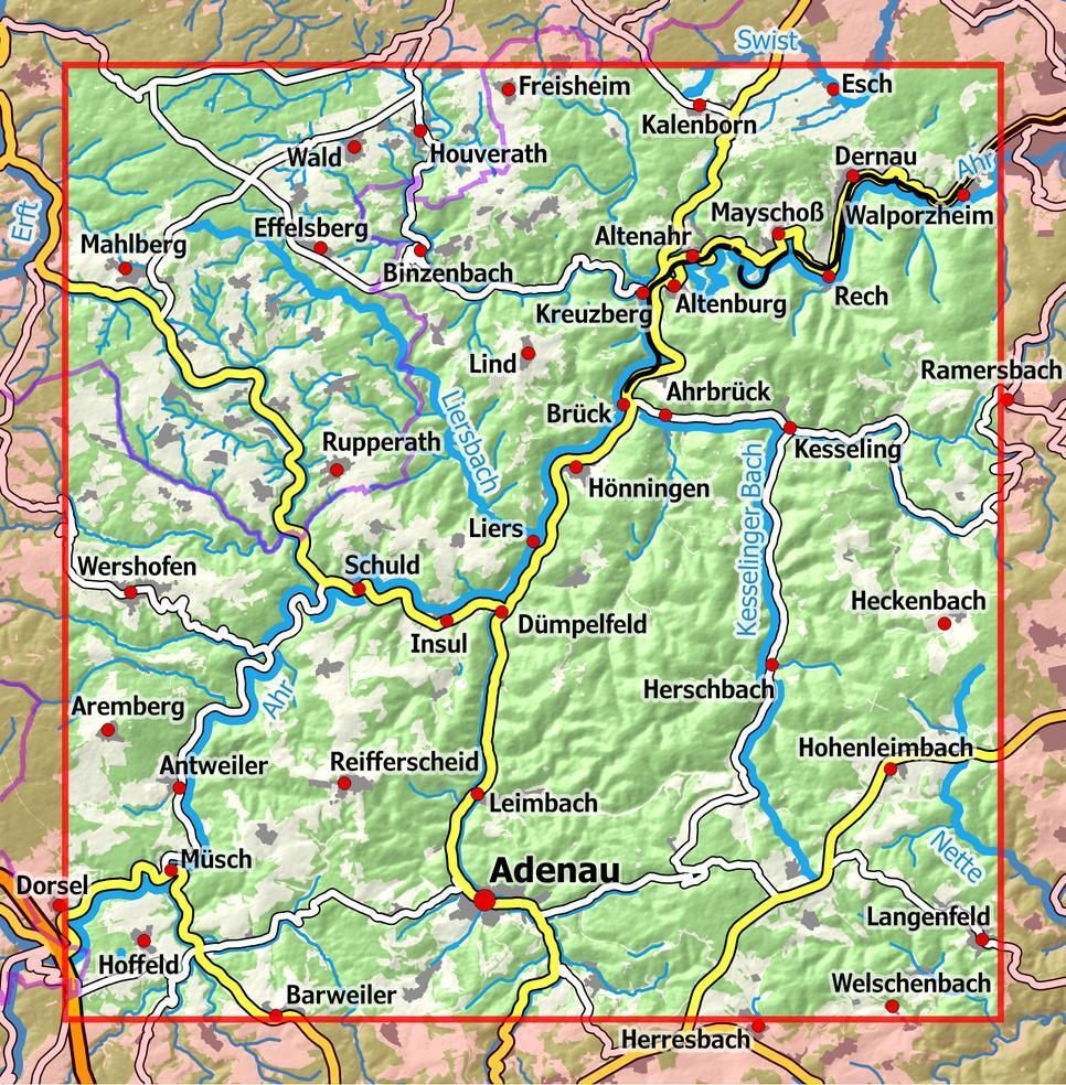 Bild: 9783960991304 | Eifelwandern 9 - Hohe Eifel (Nord), Ahrgebirge 1 : 25 000 | NaturNavi