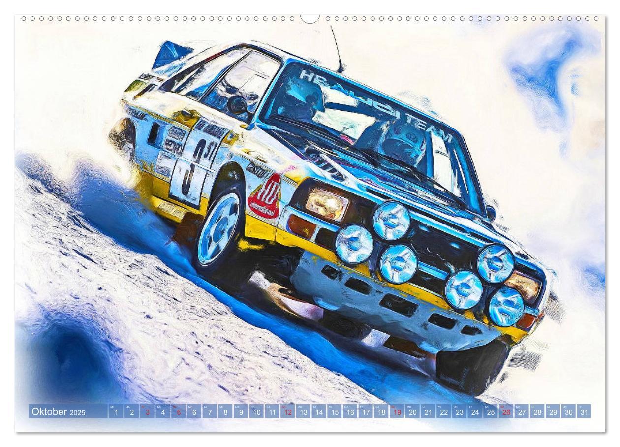 Bild: 9783435233007 | Rallye-Klassiker auf Eis (Wandkalender 2025 DIN A2 quer), CALVENDO...