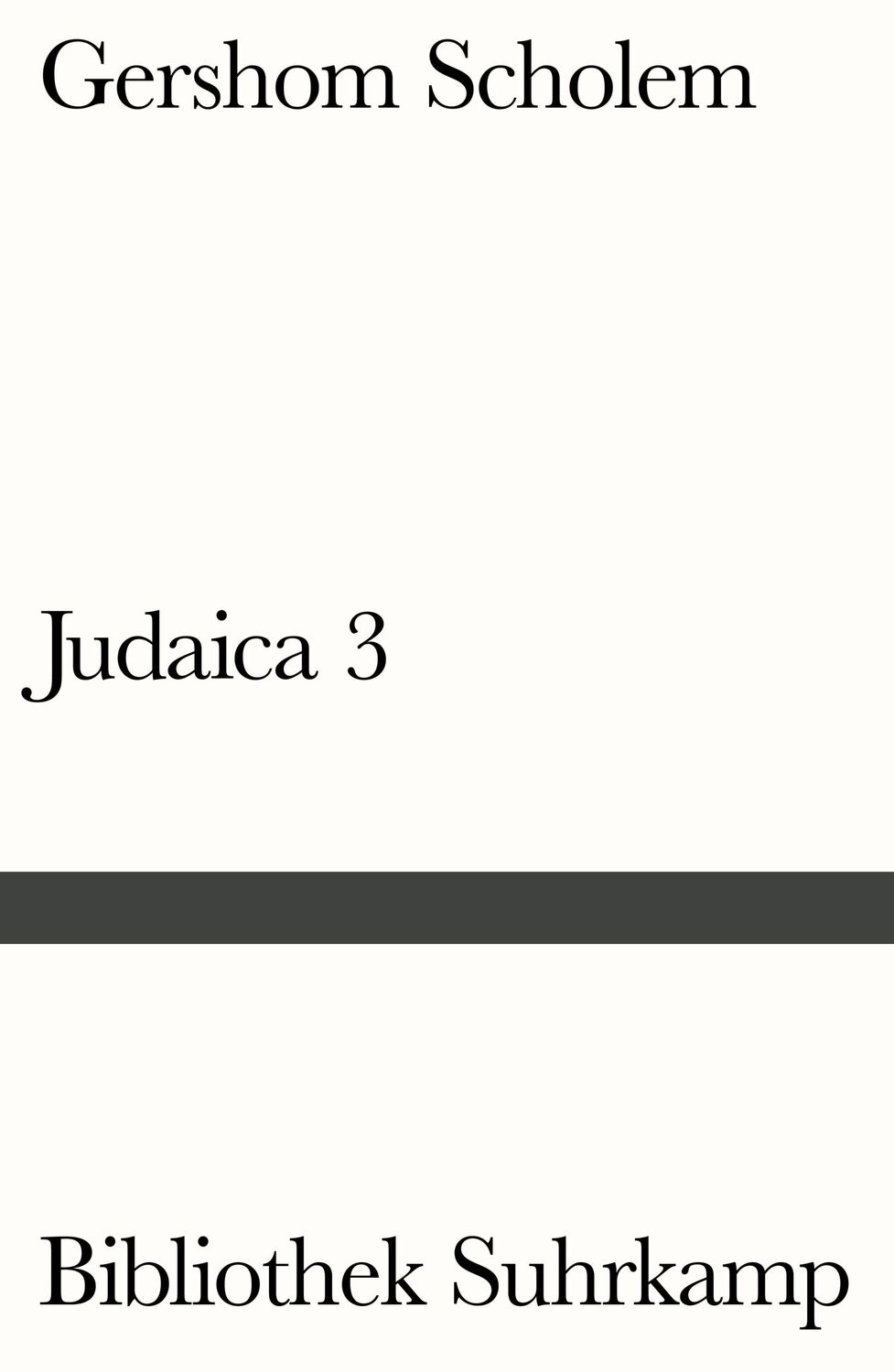 Cover: 9783518240632 | Judaica III | Studien zur jüdischen Mystik | Gershom Scholem | Buch