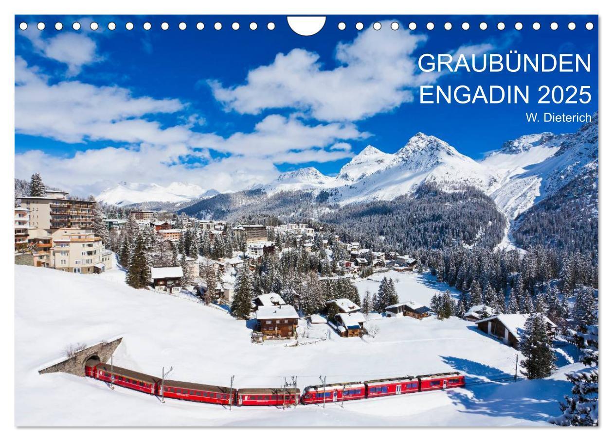 Cover: 9783435776023 | Graubünden Engadin 2025 (Wandkalender 2025 DIN A4 quer), CALVENDO...