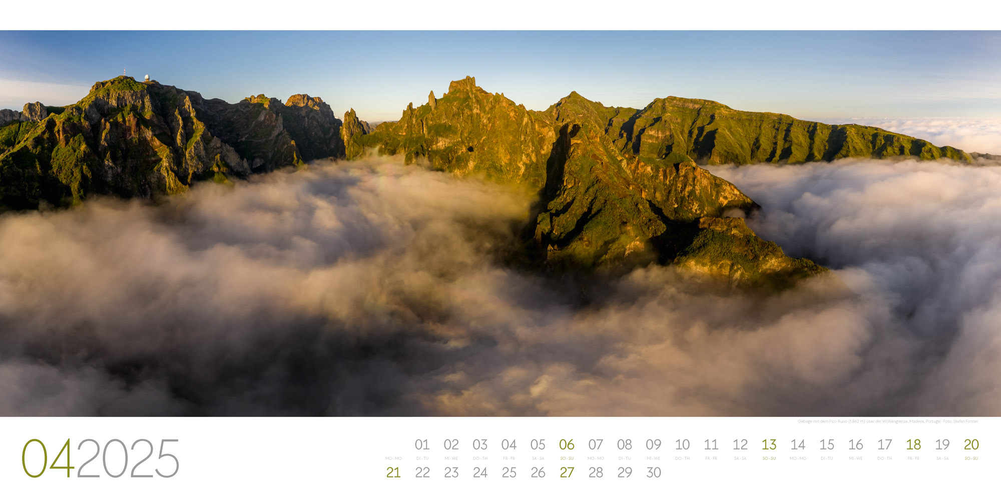 Bild: 9783838435312 | Panorama - Stefan Forster Kalender 2025 | Stefan Forster (u. a.)