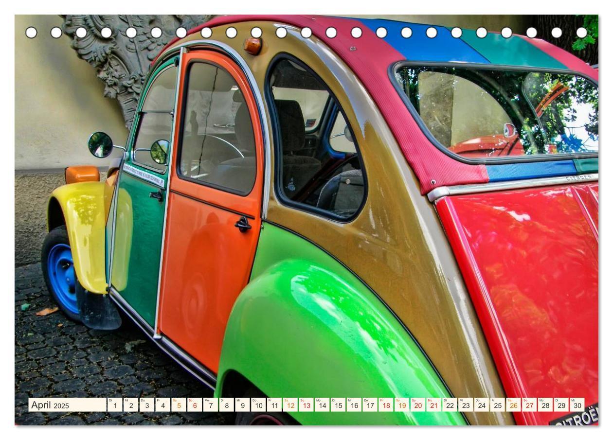 Bild: 9783435470013 | Citroën 2CV - geliebte Ente (Tischkalender 2025 DIN A5 quer),...