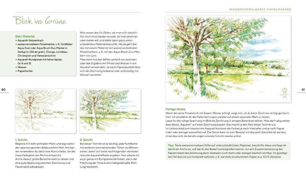 Bild: 9783862304448 | Nature Sketching Step by Step | Hans-Christian Sanladerer | Buch