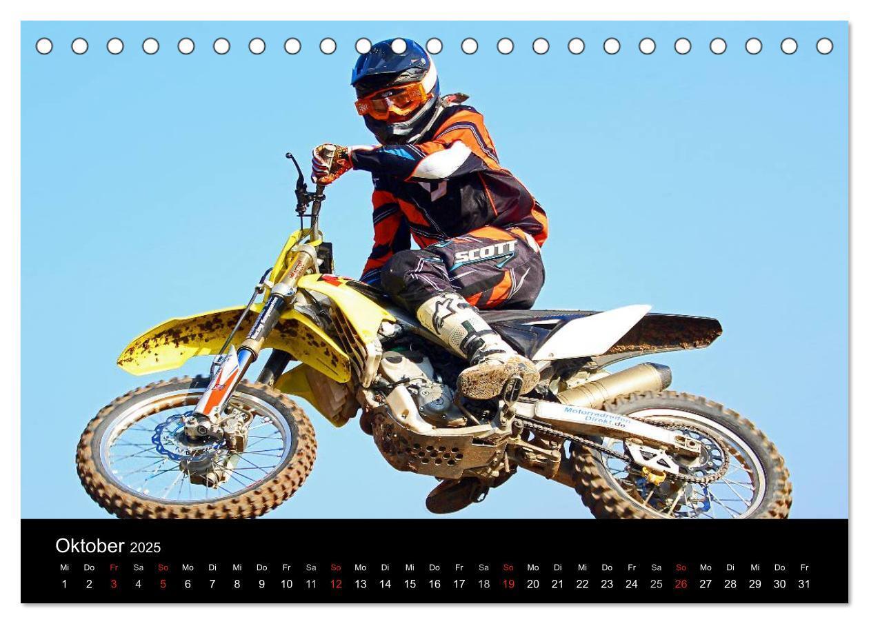 Bild: 9783435516735 | Motocross Kalender - Emotionen auf 2 Rädern (Tischkalender 2025 DIN...