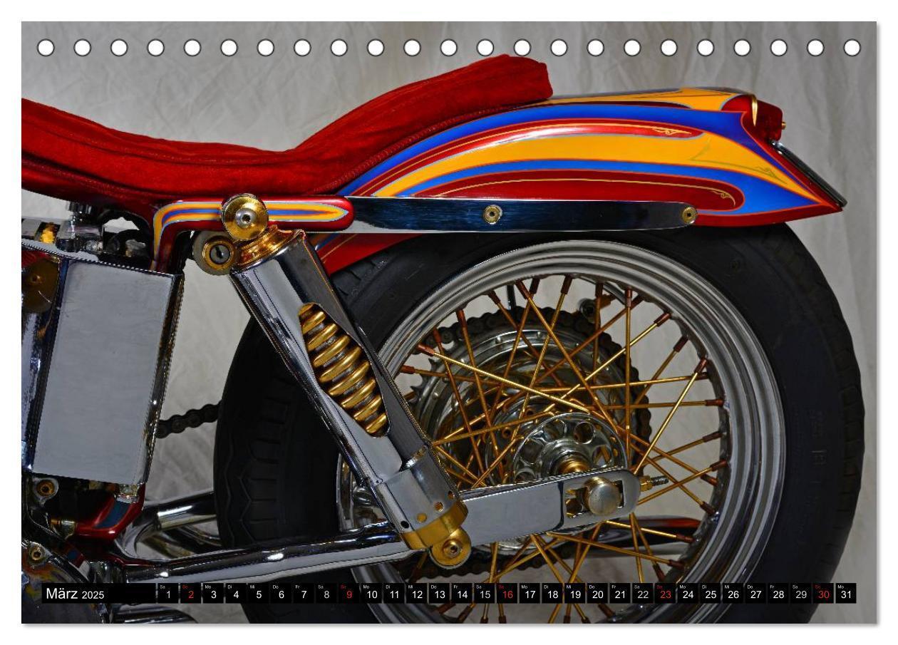 Bild: 9783435687473 | Harley Classic Chopper (Tischkalender 2025 DIN A5 quer), CALVENDO...