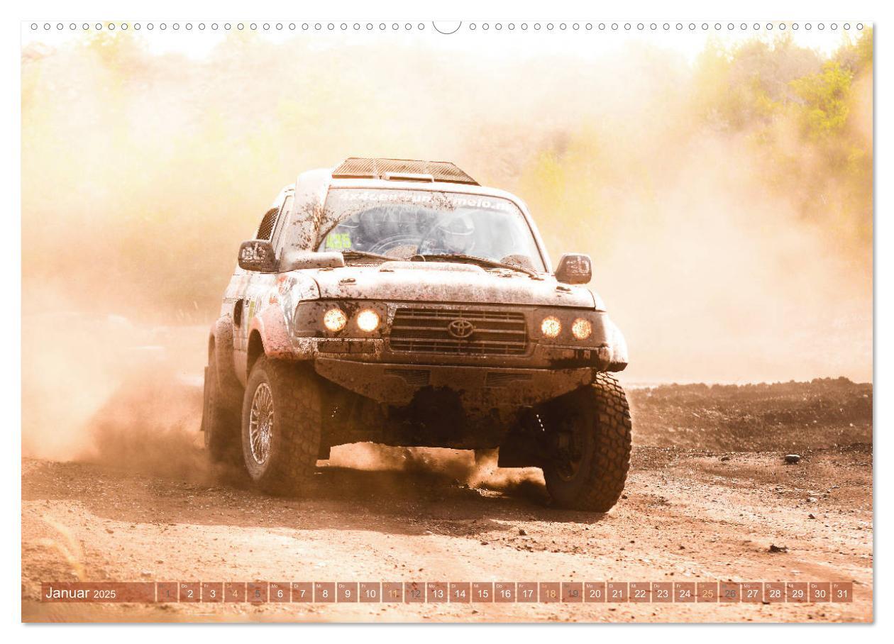 Bild: 9783435406210 | RALLYE RAID (Wandkalender 2025 DIN A2 quer), CALVENDO Monatskalender