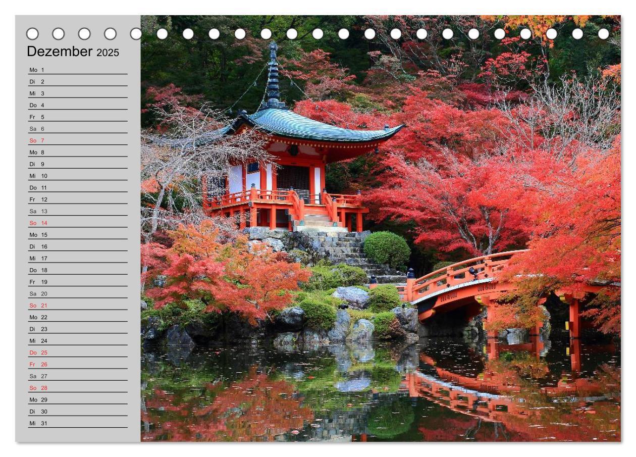 Bild: 9783435534210 | Japan ¿ Impressionen (Tischkalender 2025 DIN A5 quer), CALVENDO...