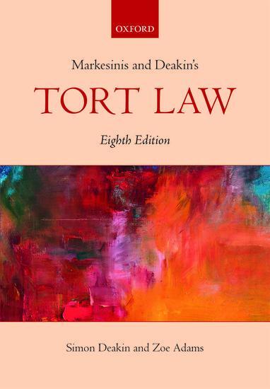 Cover: 9780198747963 | Markesinis &amp; Deakin's Tort Law | Simon Deakin (u. a.) | Taschenbuch