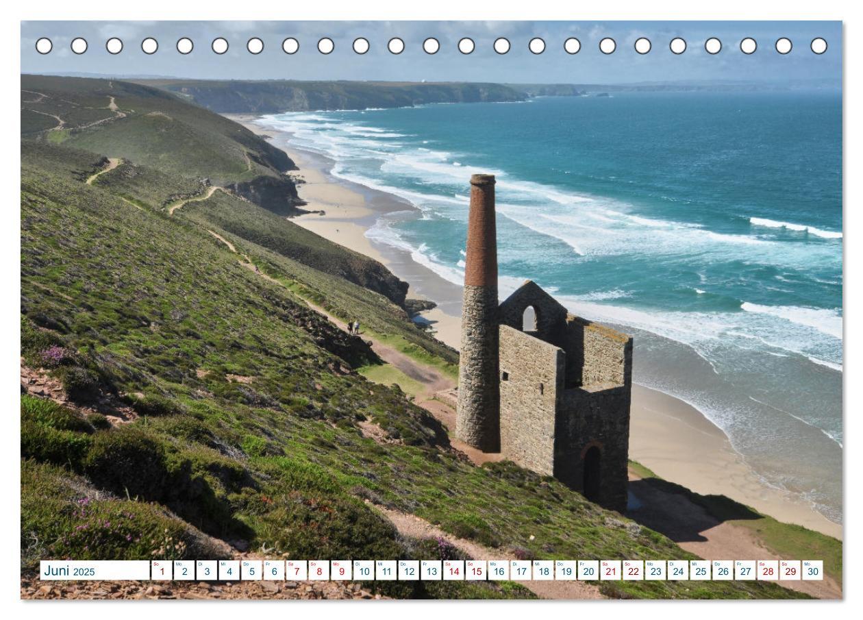 Bild: 9783383909191 | Cornwall &amp; Devon 2025 (Tischkalender 2025 DIN A5 quer), CALVENDO...