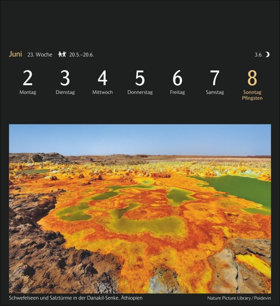 Bild: 9783840035111 | Magic Nature Postkartenkalender Kalender 2025 - Kalender mit 53...