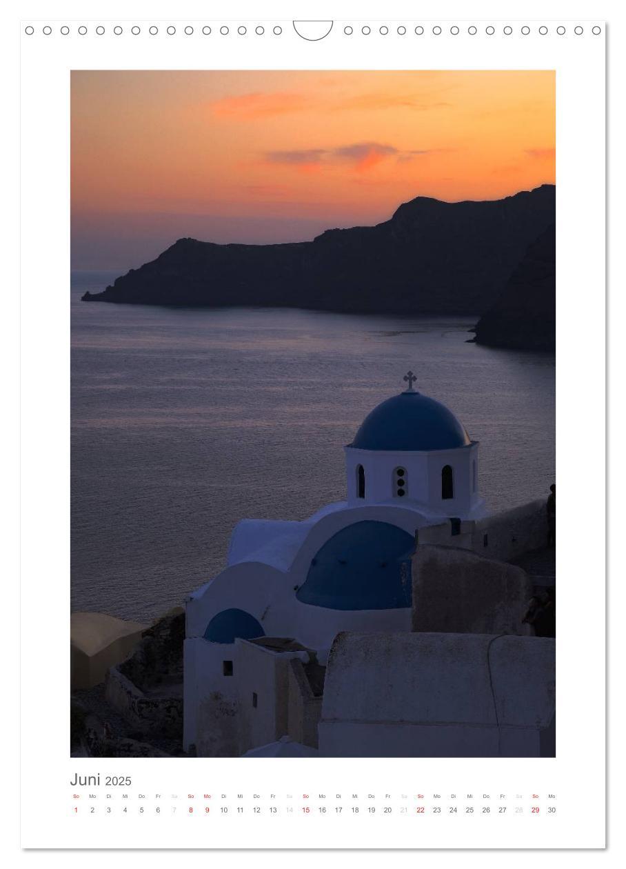 Bild: 9783457052594 | SANTORINI - INSEL DES LICHTS (Wandkalender 2025 DIN A3 hoch),...