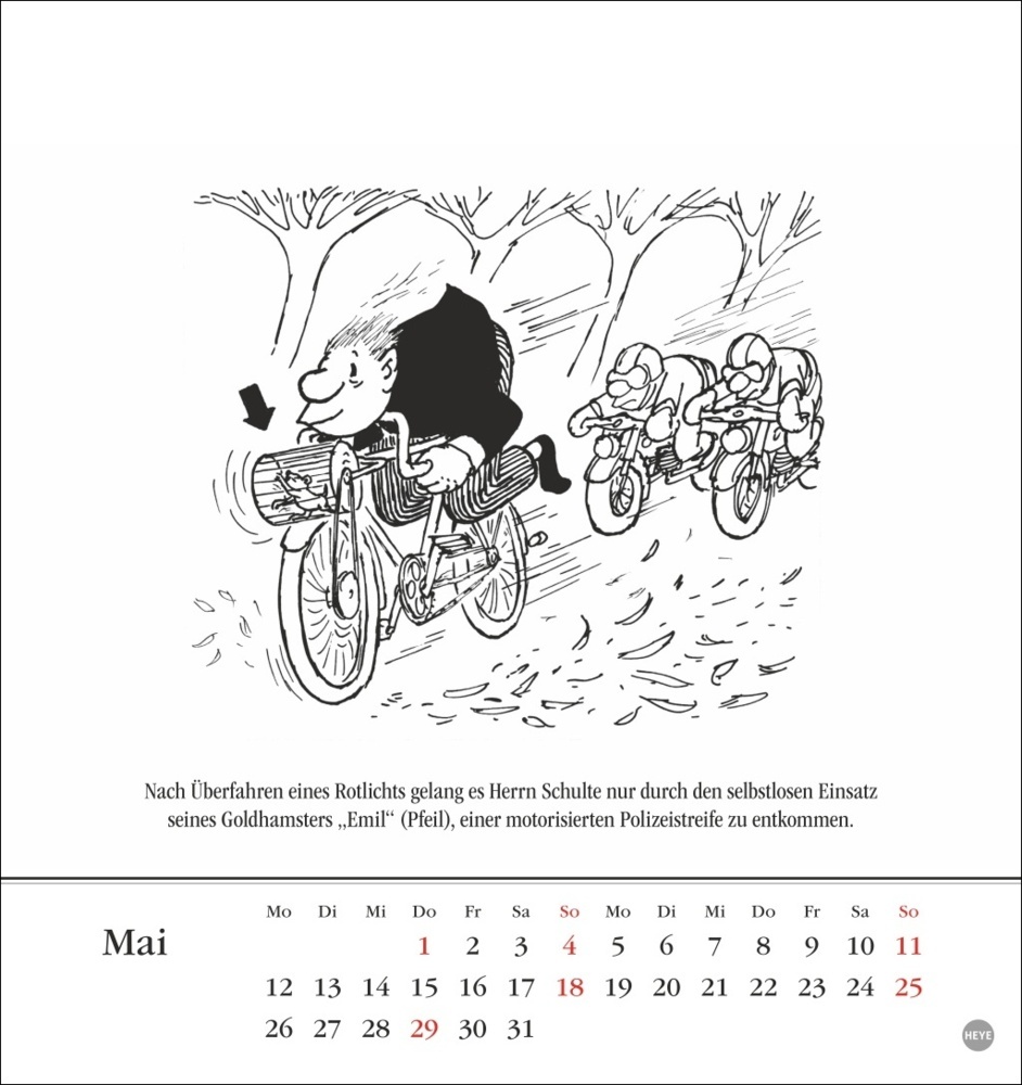 Bild: 9783756406975 | Loriot Postkartenkalender 2025 | Loriot | Kalender | Spiralbindung