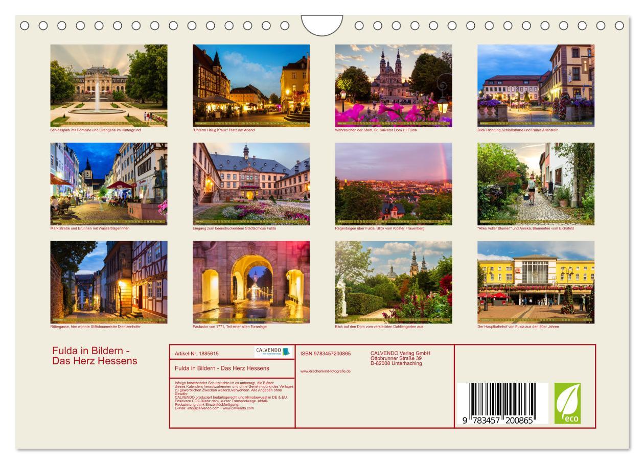 Bild: 9783457200865 | Fulda in Bildern - Das Herz Hessens (Wandkalender 2025 DIN A4...